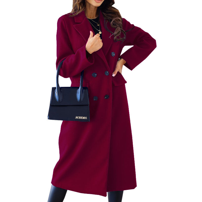 Damen Elegante und modische Wollmantel Krohn-e