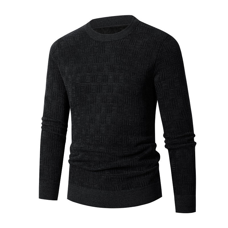 Herren modischer Strickpullover mit einzigartigem Strukturdesign Krohn-e