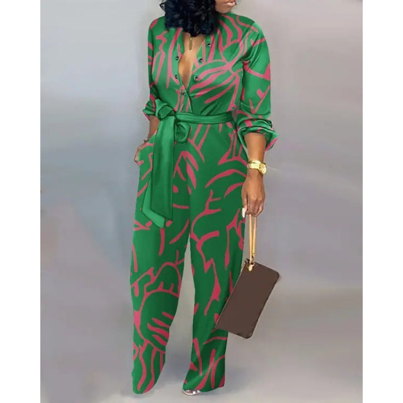 Damen Denim Jumpsuit mit modischem Patchwork-Design und praktischen Taschen Krohn-e