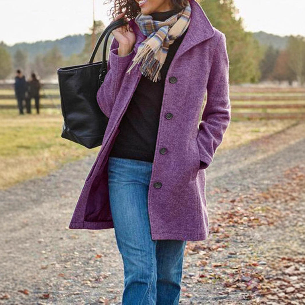 Damen eleganter Wollmantel Krohn-e