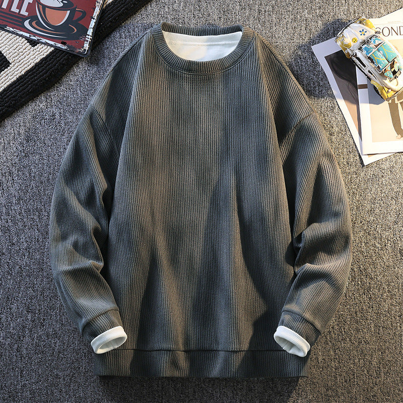 Damen Sweatshirt mit Rippstruktur und bequemen Schnitt Krohn-e