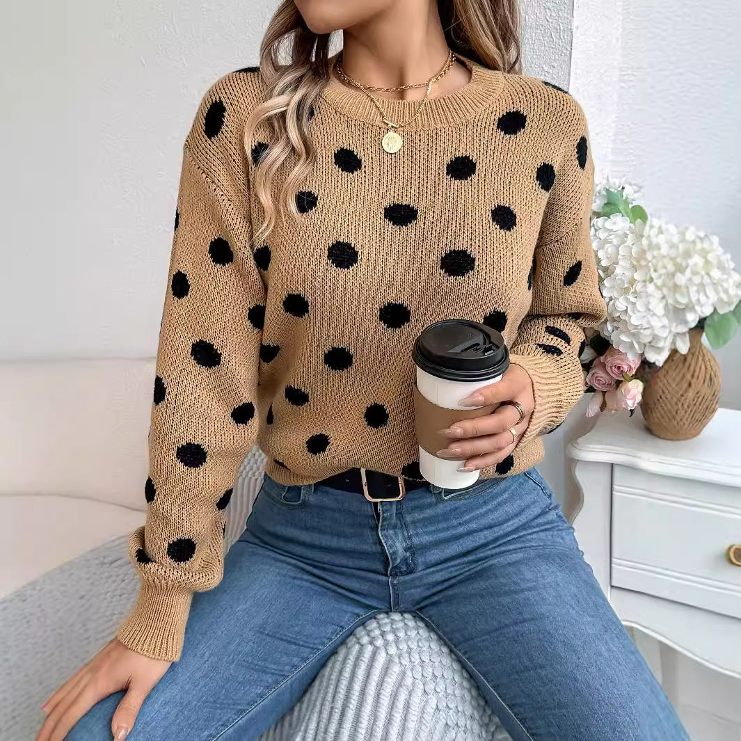 Krohn-e | Polka Dot Strickpullover