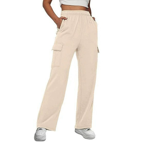 Damen Cargo-Hose mit weitem Bein und praktischen Seitentaschen Krohn-e