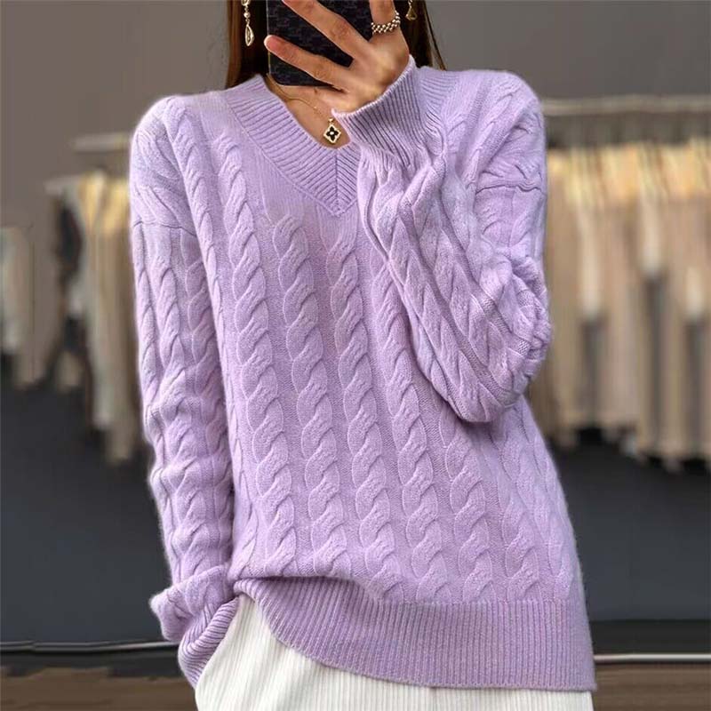 Krohn-e | Pullover mit Zopfmuster
