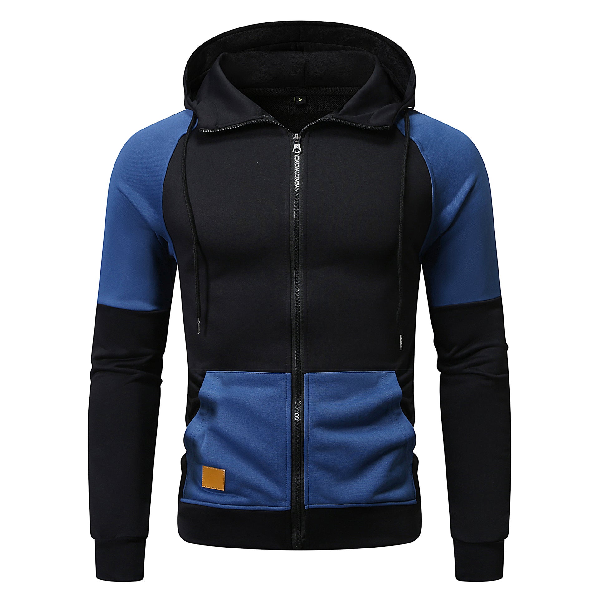 Herren sportlicher Kapuzenpullover mit einzigartigem Farbblock-Design Krohn-e