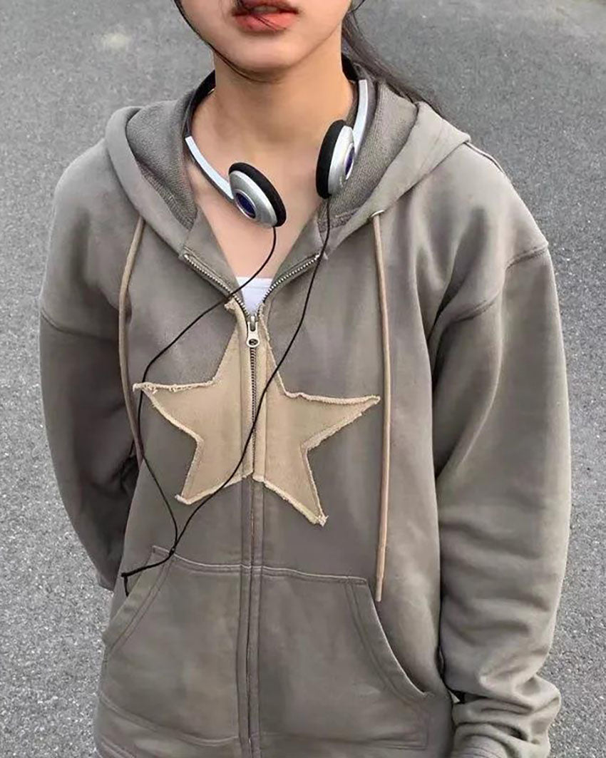 Krohn-e | Pentagram Kapuzensweatshirt