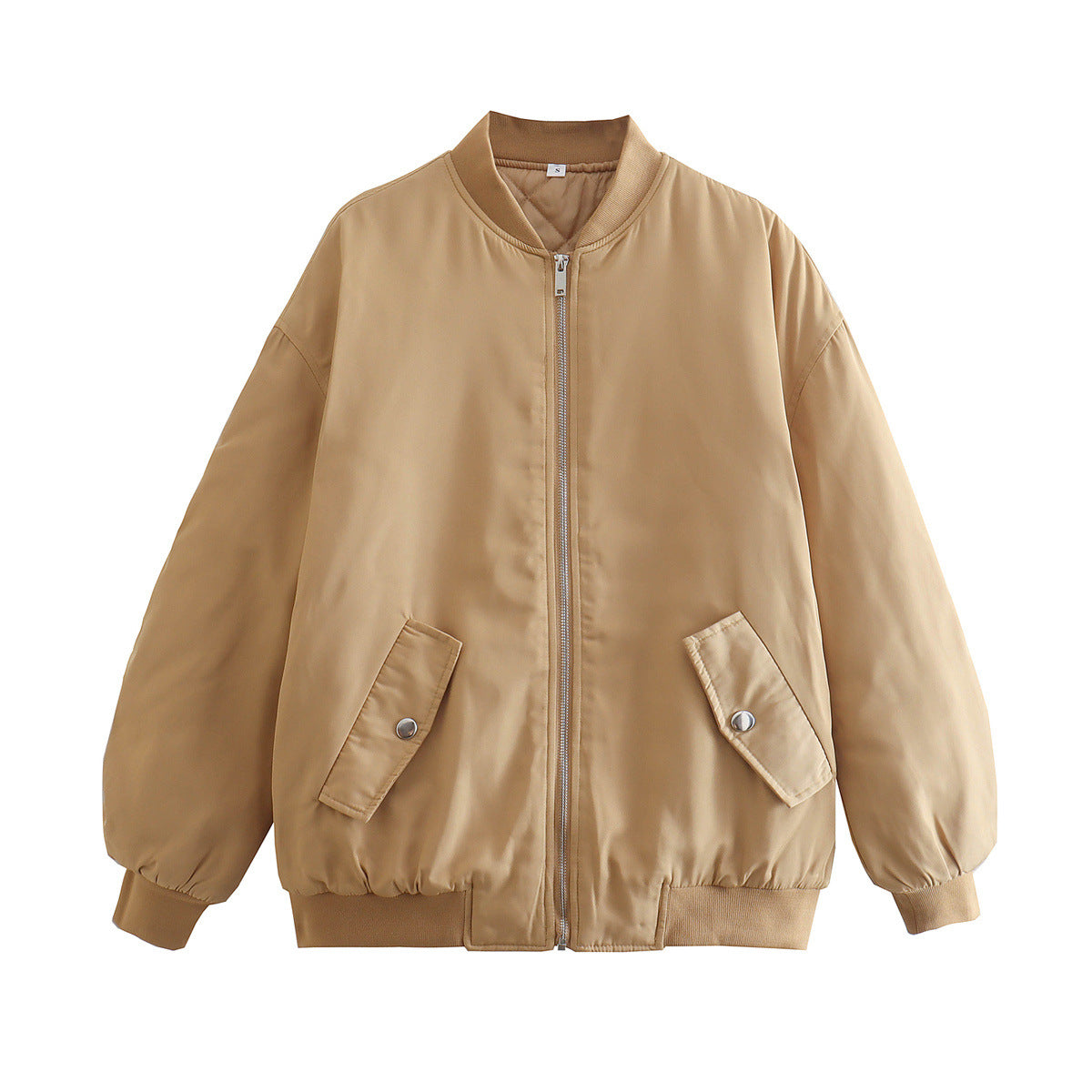Damen modische Bomberjacke mit praktischen Taschen und hochgeschlossenem Kragen Krohn-e