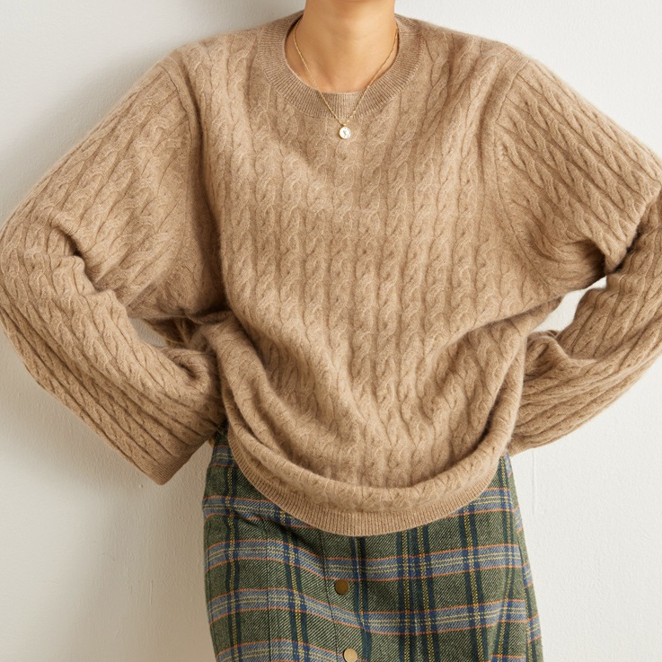 Krohn-e | Cashmere Couture Gestrickter Pullover