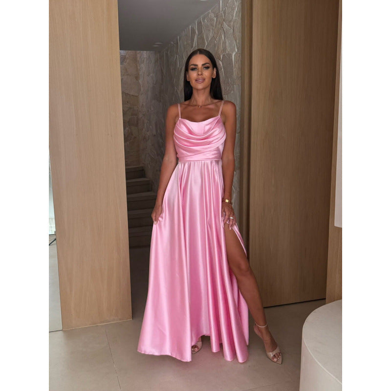 Damen Elegantes Bodenlanges Abendkleid Krohn-e