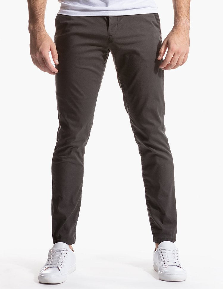 Herren Slim-Fit Chinohose aus atmungsaktivem Material Krohn-e
