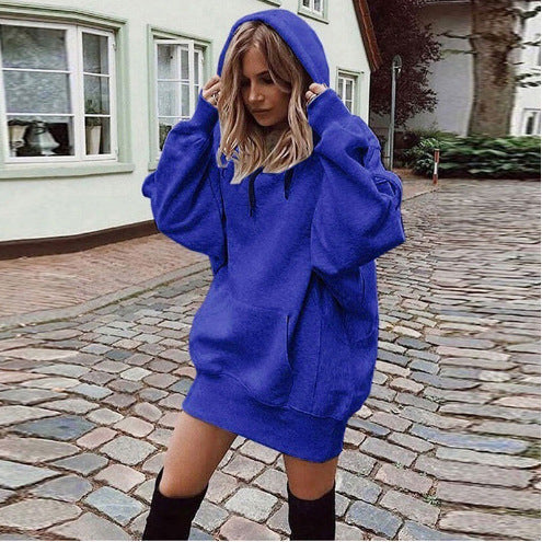 Damen Oversized Kapuzenkleid Krohn-e