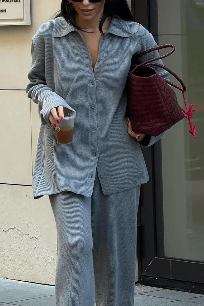 Krohn-e | Royal Mile Strickjacke und Hose Zwei Teiliger Anzug