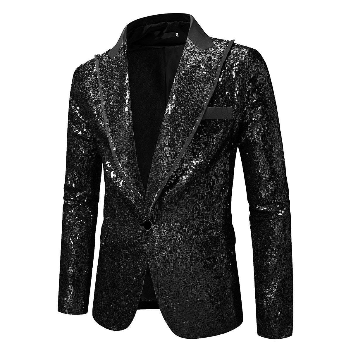 Herren Glitzernder Smokingblazer aus hochwertigem Satin Krohn-e