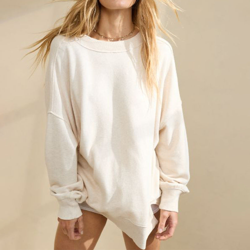 Damen Übergroßer Sweatshirt mit asymmetrischem Schnitt Krohn-e