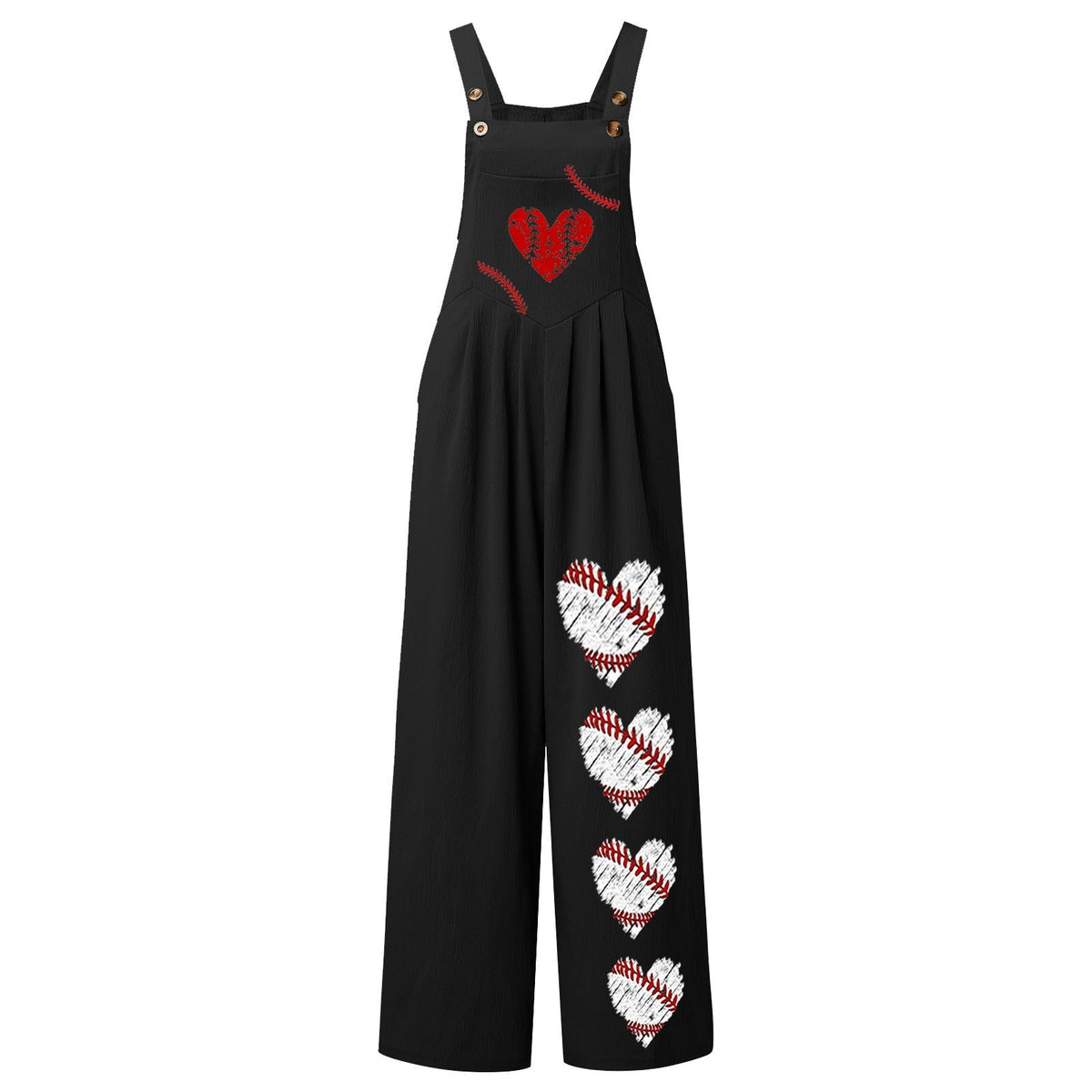 Damen Latzhose mit einzigartigem Herz-Motiv Krohn-e
