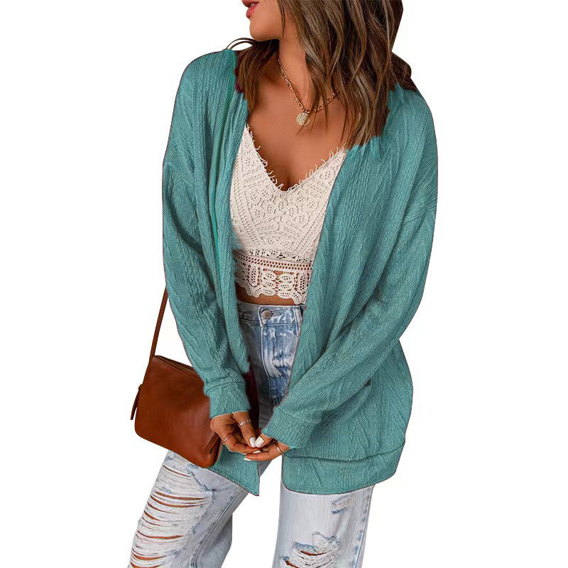 Damen lässige Long Cardigan Krohn-e