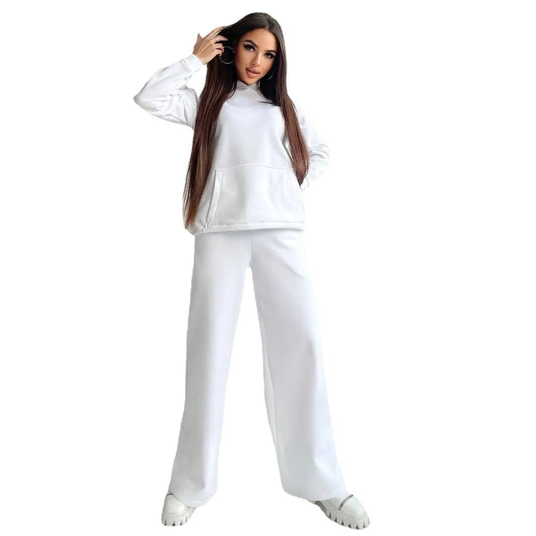 Damen lässiges und oversized Hoodie-Set mit weit geschnittenen Hosen Krohn-e