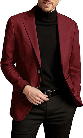 Herren eleganter Sakko mit modernem Schnitt und maßgeschneiderter Passform Krohn-e