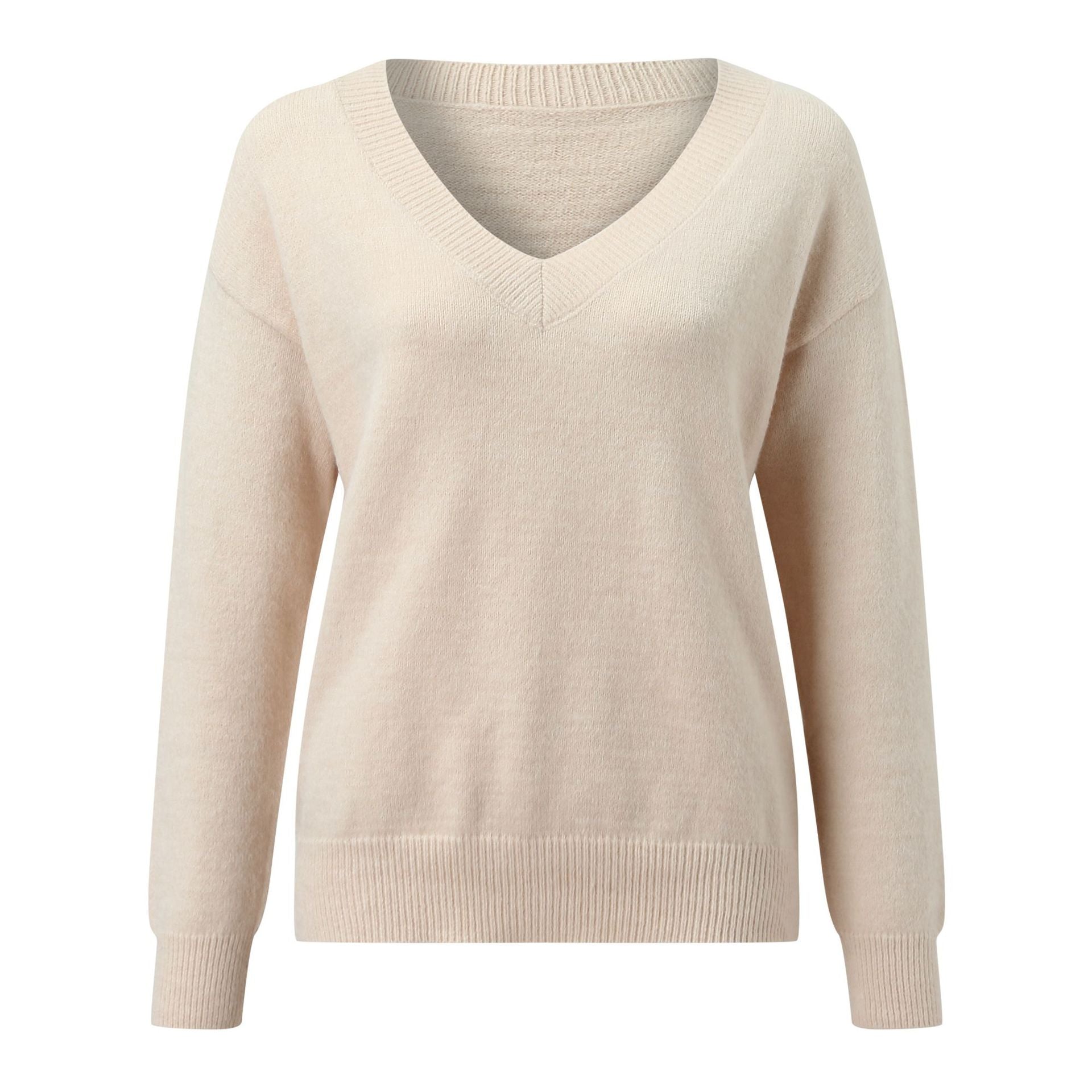 Damen eleganter V-Ausschnitt Pullover Krohn-e