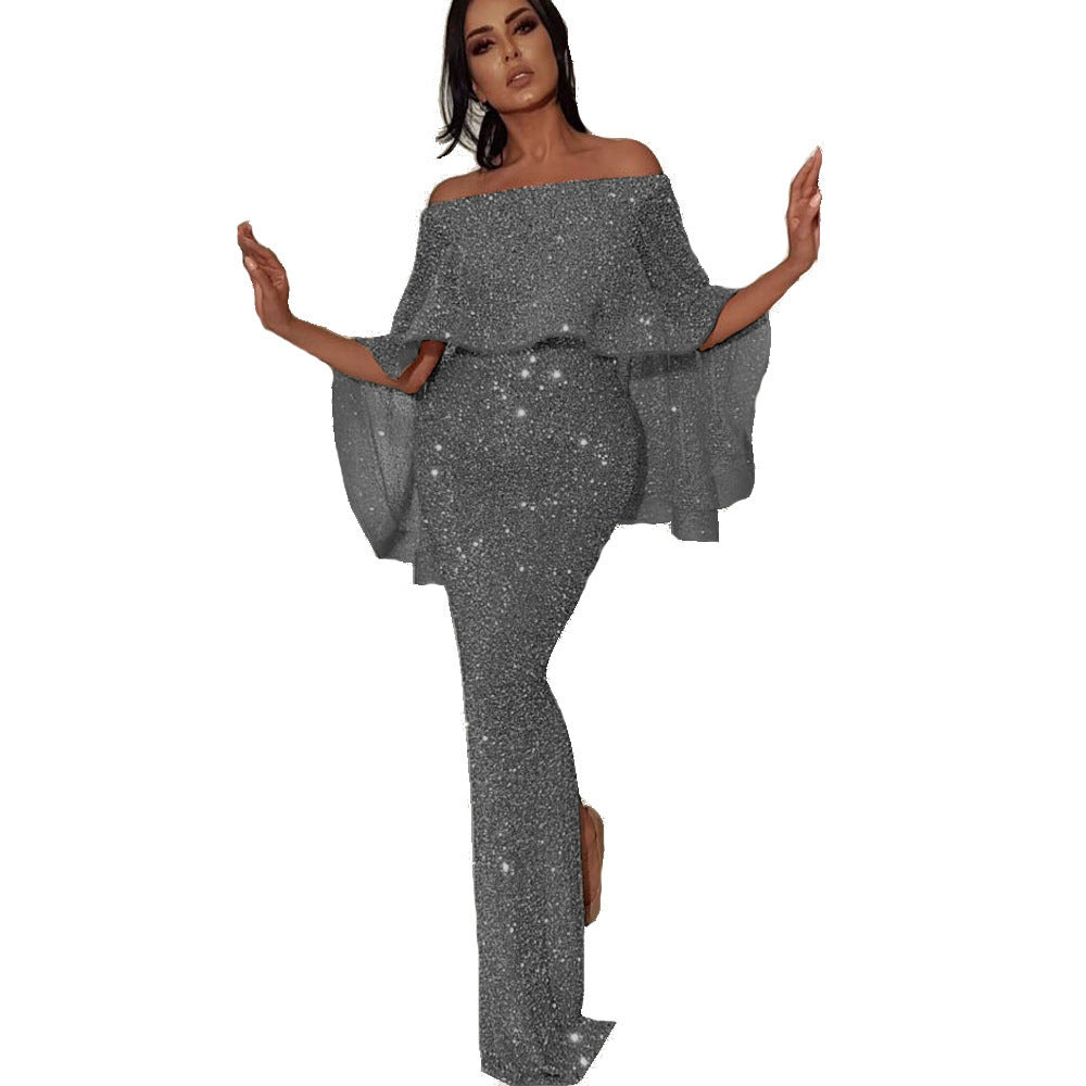 Damen elegantes Glamour-Wickeloberteil mit schimmernden Akzenten Krohn-e