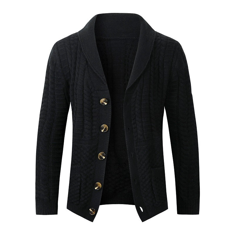 Damen modische Strickjacke mit vielseitigem Zopfdesign Krohn-e
