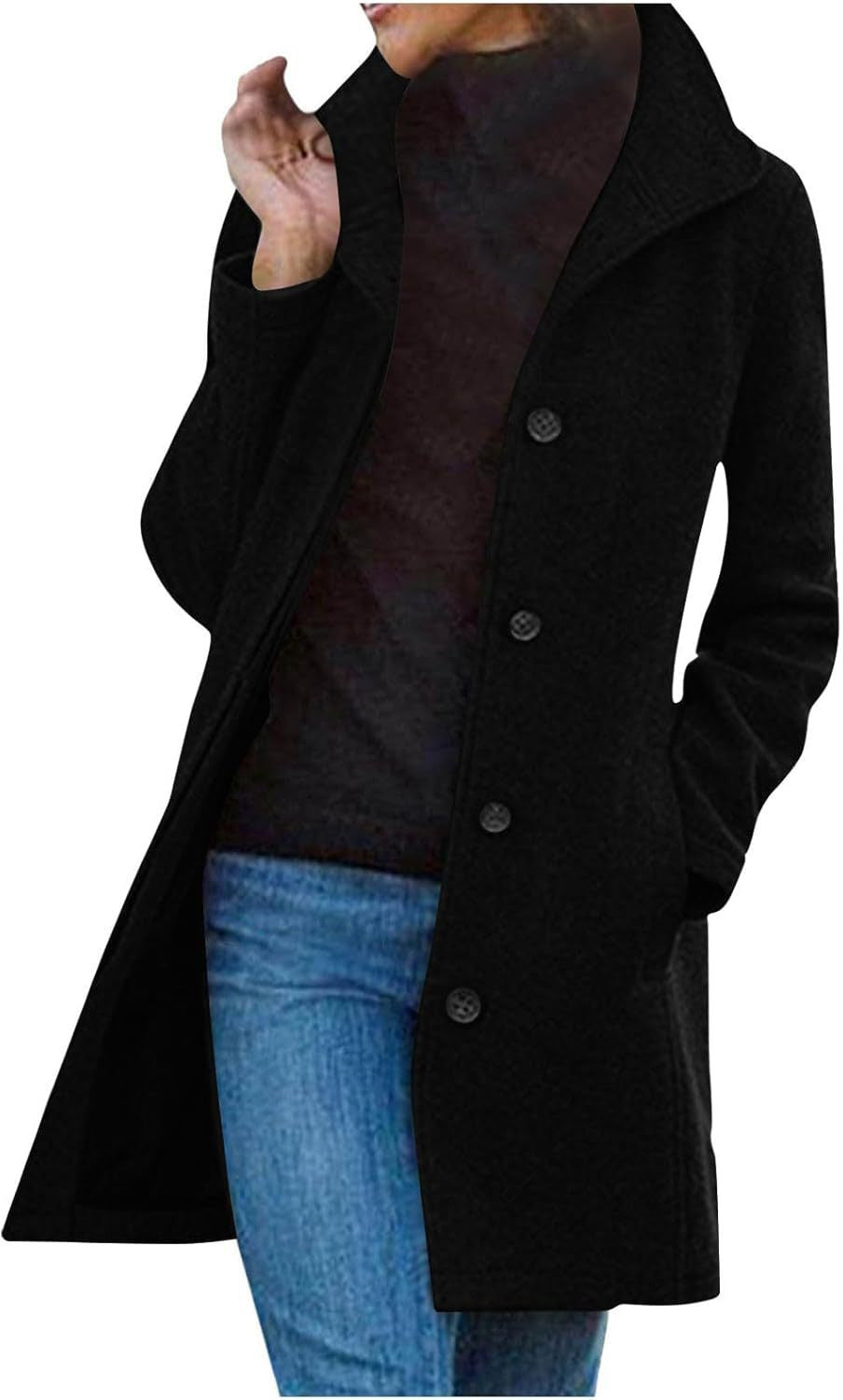 Damen eleganter Wollmantel Krohn-e