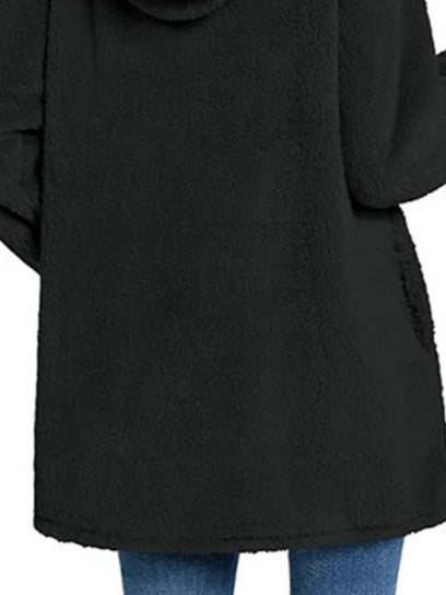 Damen Kuscheliger Hoodie mit Bärenohren Krohn-e