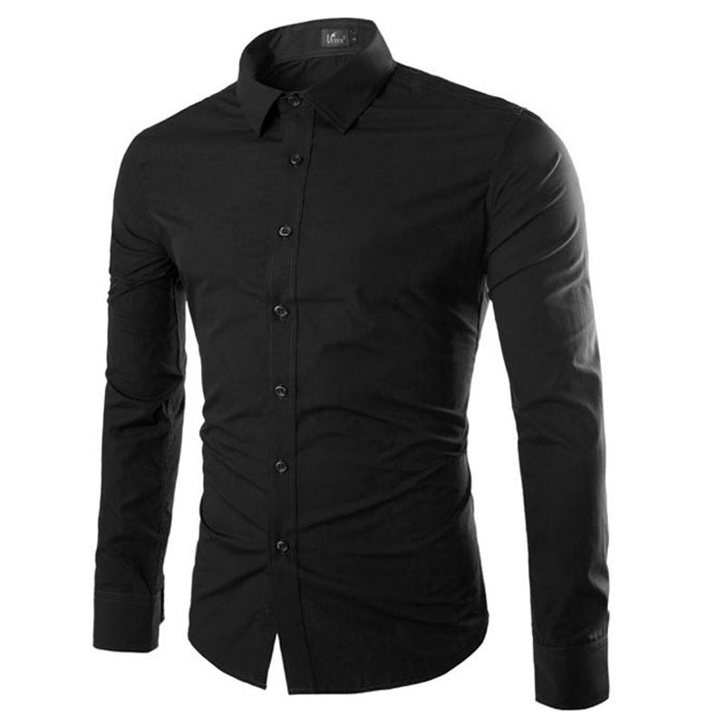 Herren elegante Langarmhemd Krohn-e