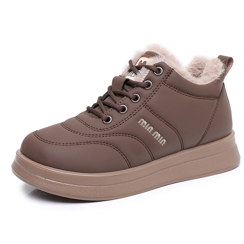 Damen Wärmende High-Top Sneakers mit kuscheligem Innenfutter und rutschfester Sohle Krohn-e