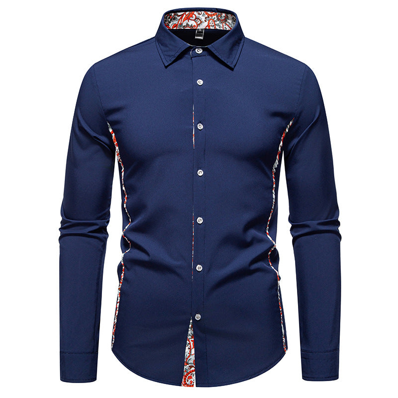 Herren Elegantes Hemd mit kreativem Floral-Muster und modernen Akzenten Krohn-e