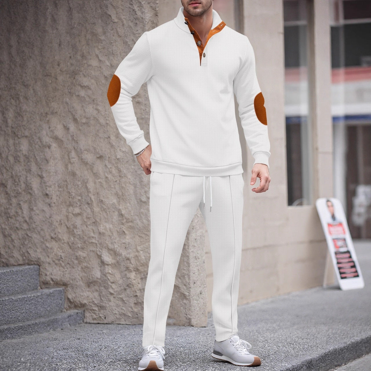 Herren Sportanzug mit modernem Schnitt und eleganten Kontrastdetails Krohn-e
