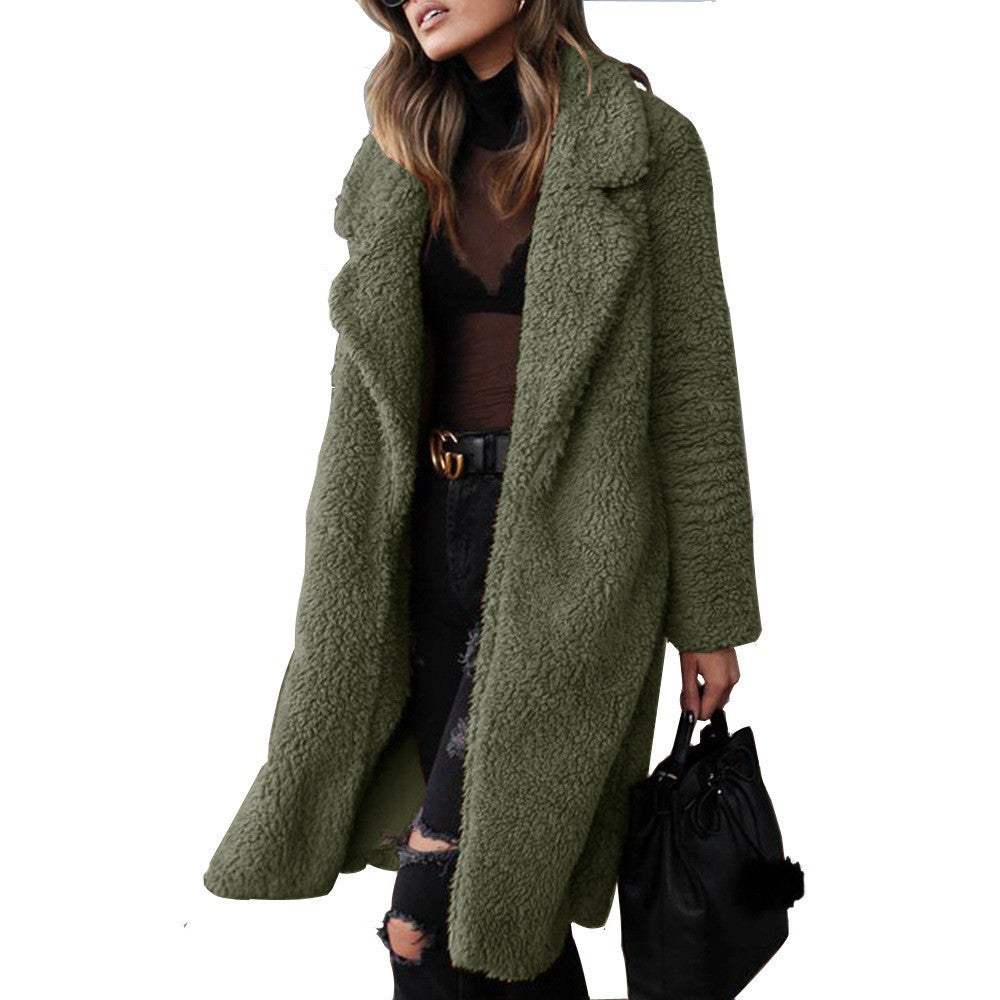 Damen Kuscheliger Sherpa-Mantel Krohn-e