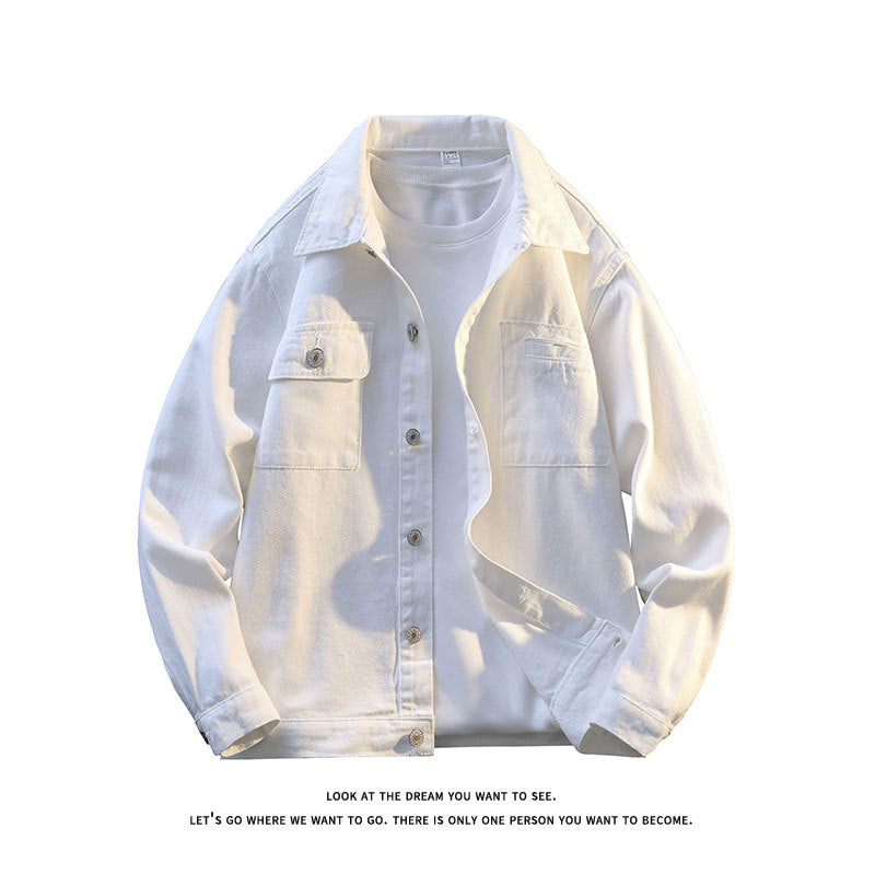 Herren lässige Jacke mit zwei Brusttaschen und sanfter Textur Krohn-e