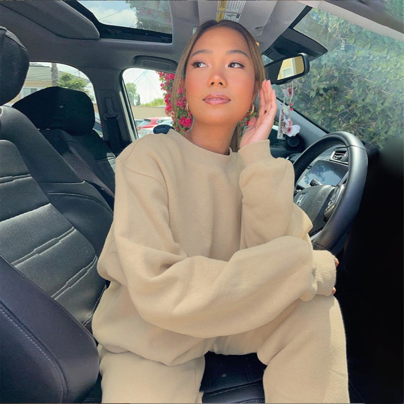 Fudus | Modernes Freizeit-Sweatshirt Set mit langen Ärmeln