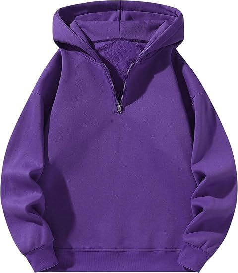 Herren sportlicher Kapuzenpullover mit halbem Reißverschluss Krohn-e