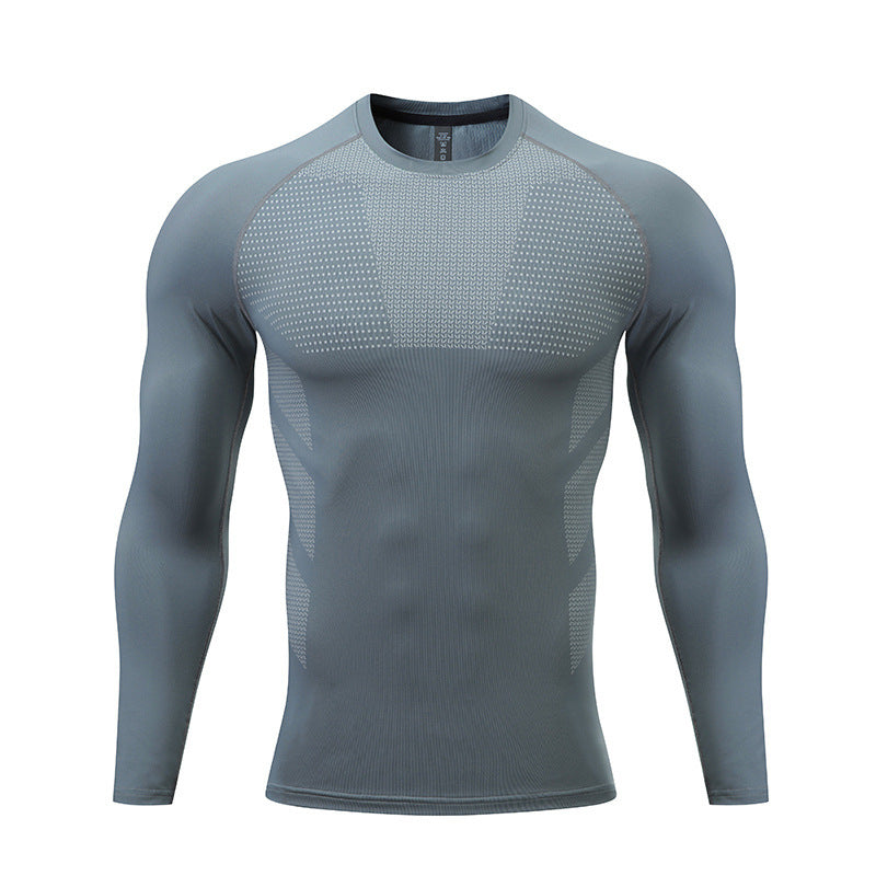 Herren Kompressions-Langarm-Sportshirt Krohn-e