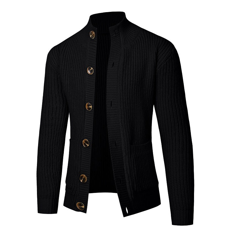 Herren komfortable Strickjacke mit Knopfverschluss Krohn-e