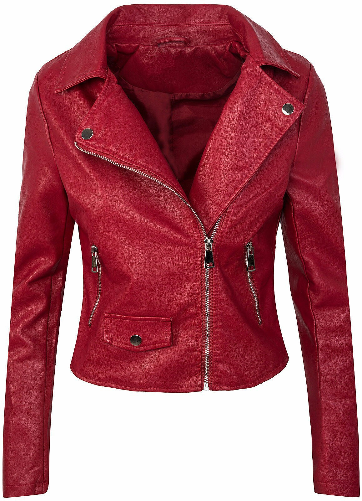 Damen stylische Bikerjacke aus hochwertigem Krohn-e