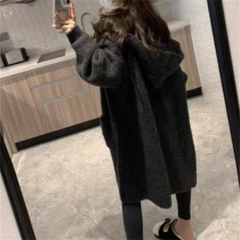 Damen Langstrickjacke mit eleganter Rippstruktur und praktischen Taschen Krohn-e