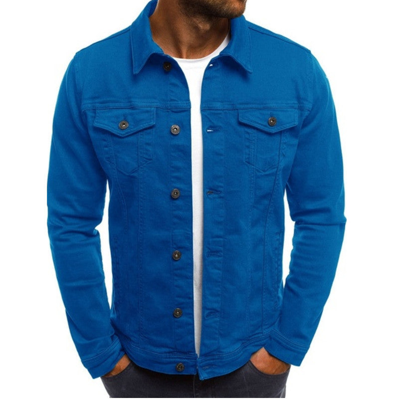Herren Jeansjacke im modernen Design mit praktischen Brusttaschen Krohn-e