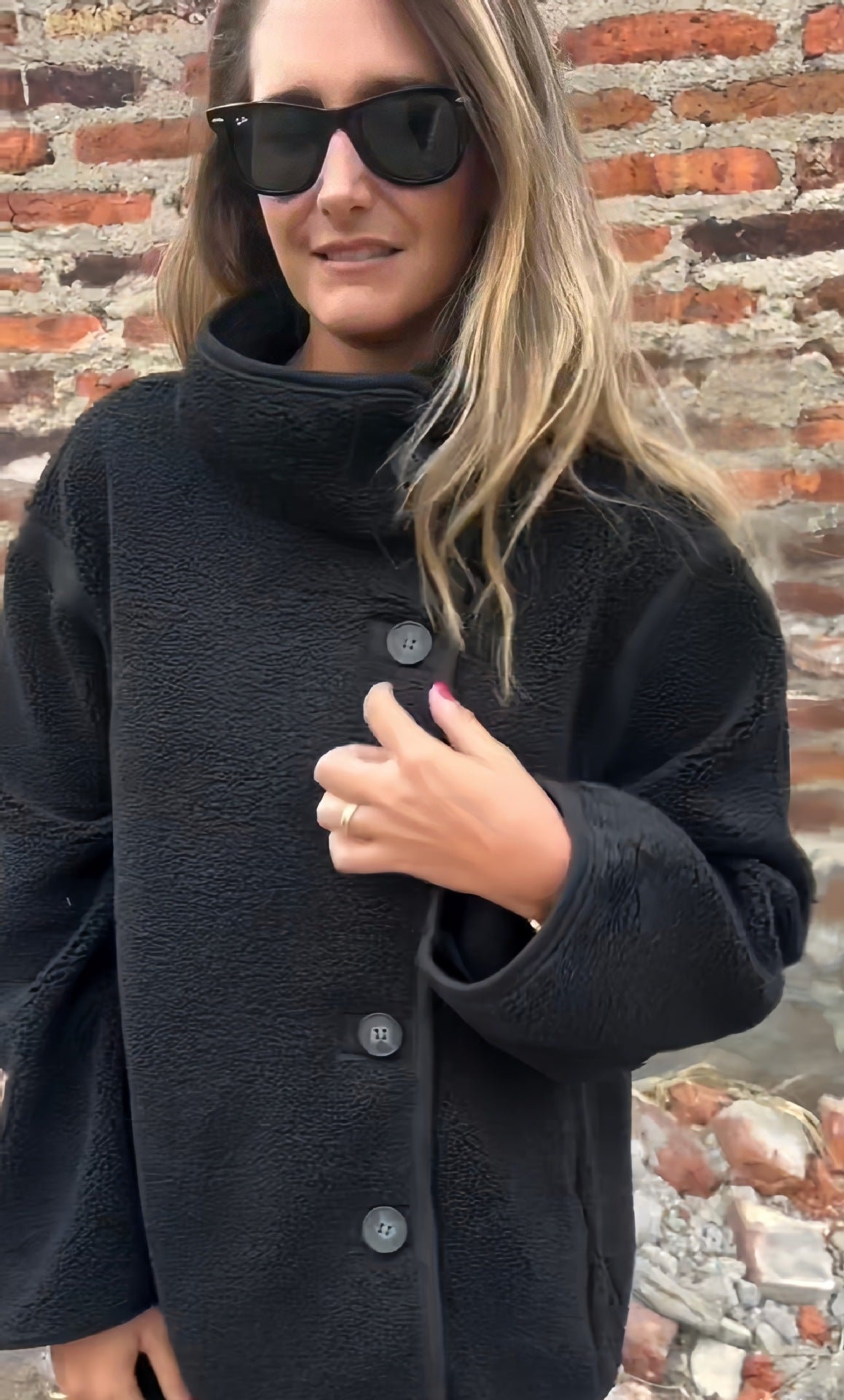 Damen lockere Fleecejacke Krohn-e