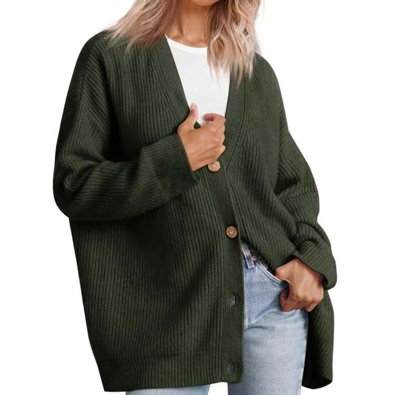 Krohn-e | Klassische Strick-Strickjacke für Alltag