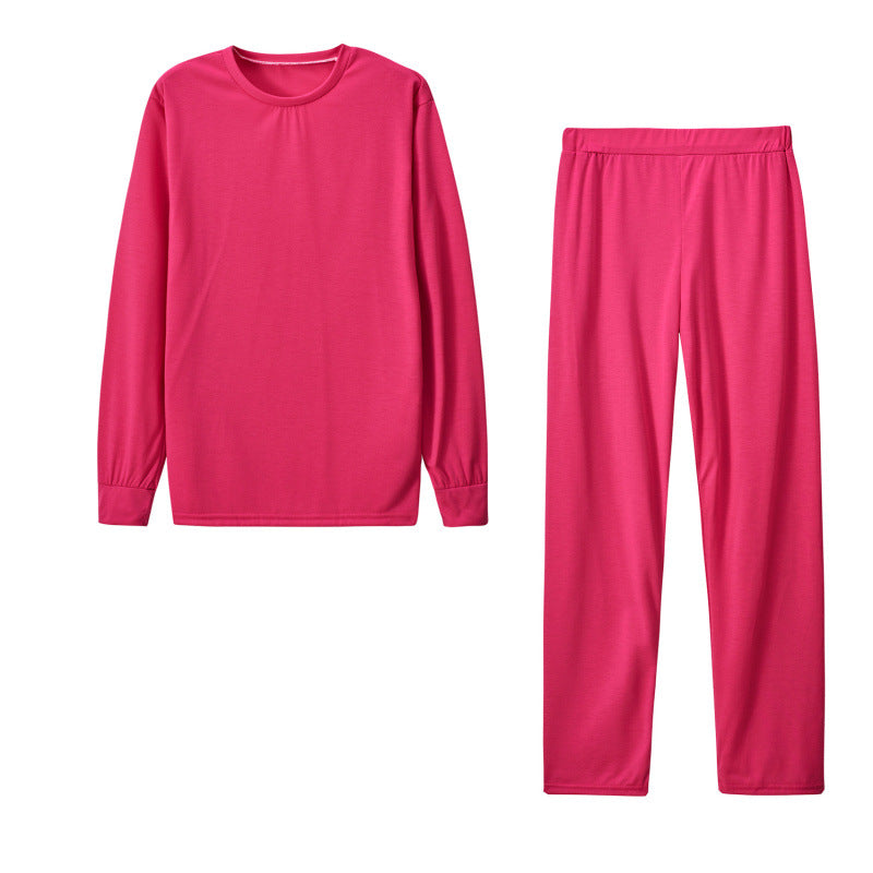 Damen Langarm Schlafanzug Set mit elastischen Hosen Krohn-e