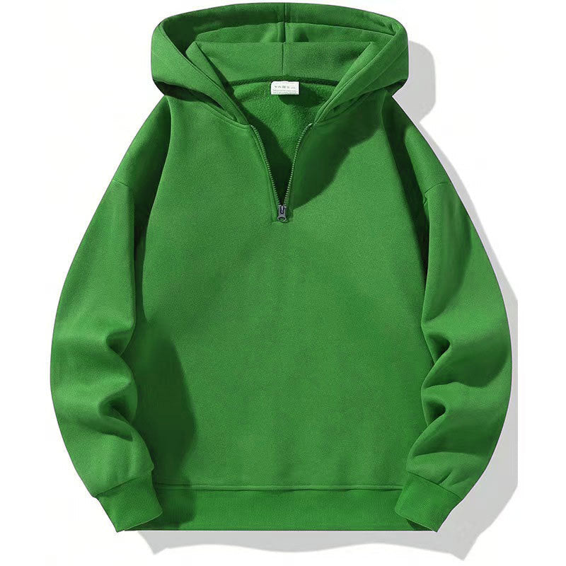 Herren sportlicher Kapuzenpullover mit halbem Reißverschluss Krohn-e