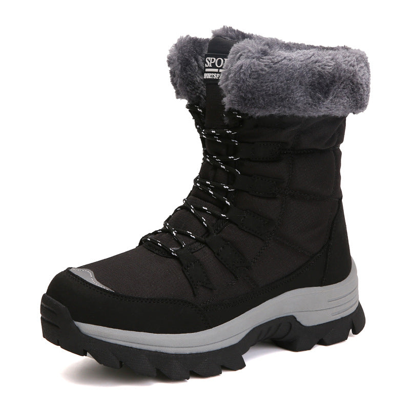 Damen Thermo-Winterstiefel mit isolierendem Innenfutter und rutschfester Sohle Krohn-e