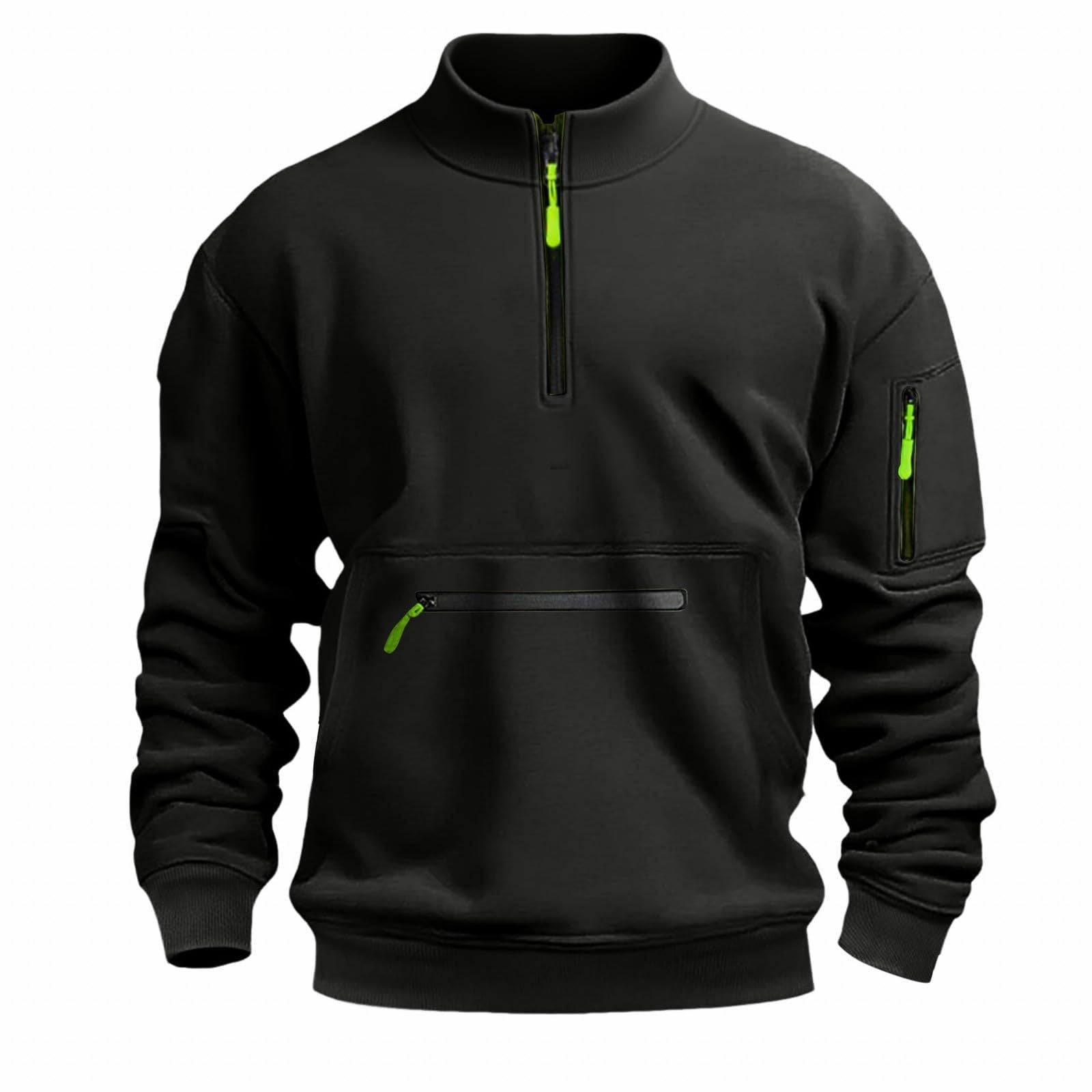 Herren funktionale Sweatshirt mit Reißverschluss Krohn-e
