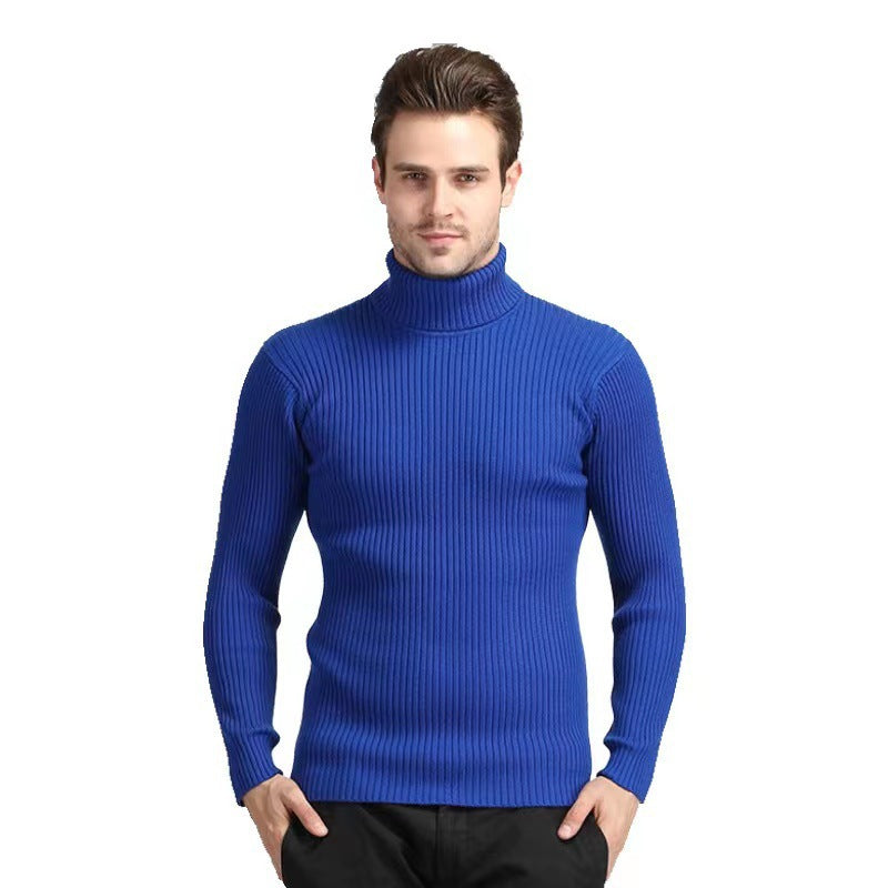 Herren Rollkragenpullover aus feiner Baumwolle mit strukturiertem Design Krohn-e