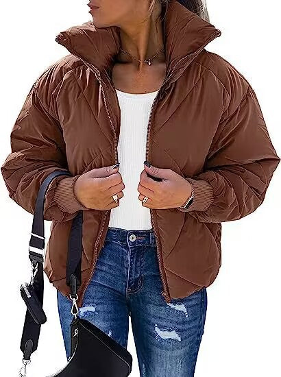 Damen Wärmeisolierte Steppjacke mit hohem Kragen und elastischen Bündchen Krohn-e