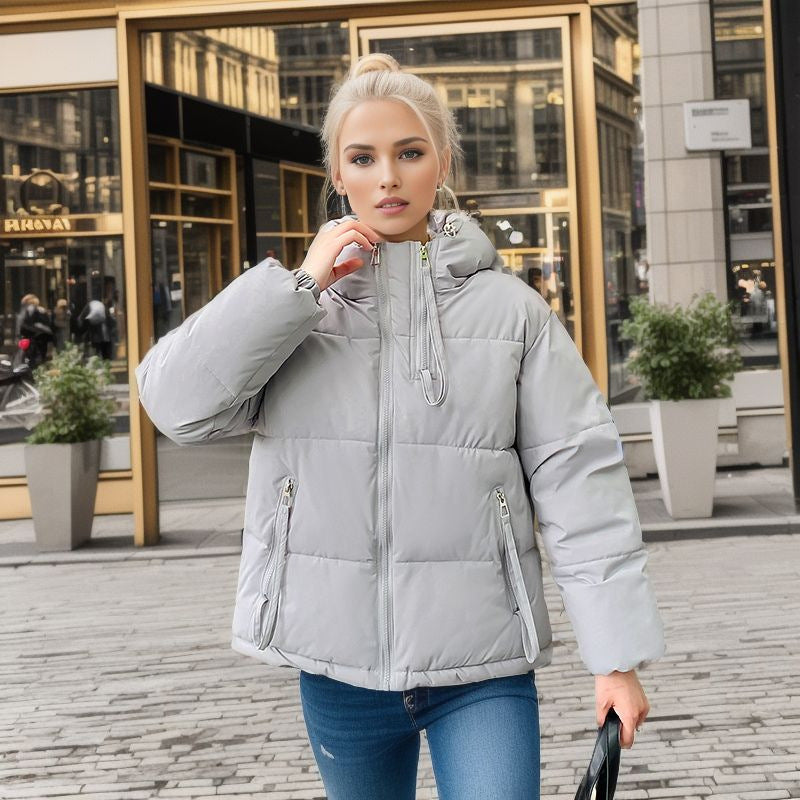 Damen modische Pufferjacke mit verstellbarer Kapuze und dicken Isolierungen Krohn-e