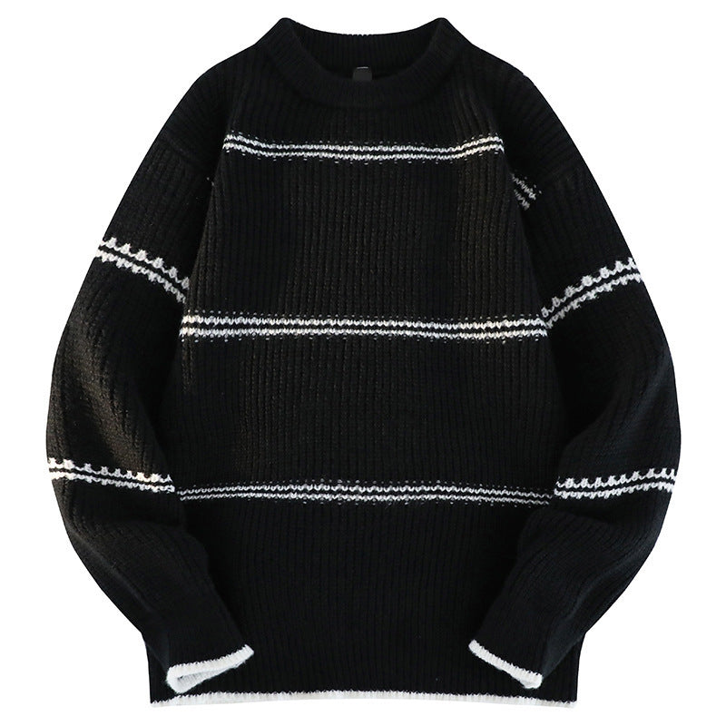 Damen Kuscheliger Strickpullover mit streifendem Design Krohn-e